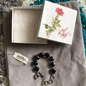 Lord & Taylor chunky blue gemstone bracelet